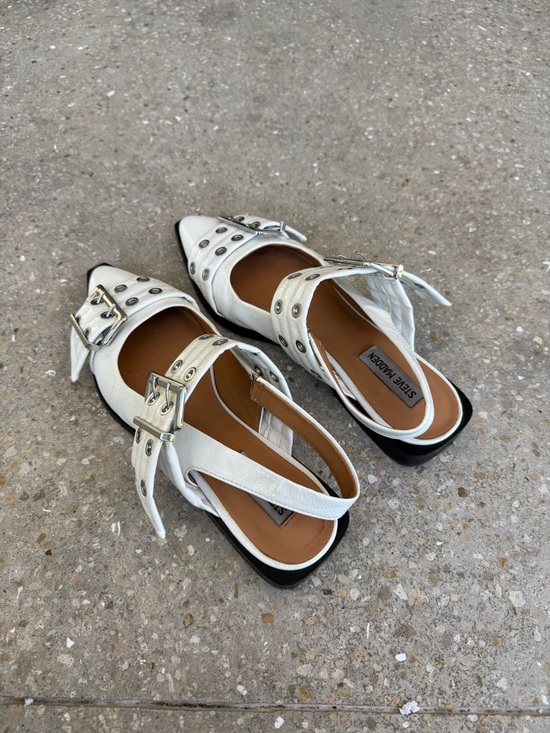 Steve Madden Graya White Size 9 - Picture 2 of 3